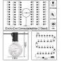 Patio String Lights Led Waterproof - IELECMG 32.8FT 32 Bulbs(2 Spare) G40 Globe String Lights -Led String Lights Outdoor Dimmable Decorative Lighting Remote Control for Garden Wedding Christmas Party
