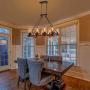 Rustic 8-Light Chandelier Rectangle Wood Farmhouse Pendant Light Fixture for Dining Room Kitchen Island Pool Table
