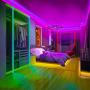 LED Strip Lights, Lampee 16.4ft 12V Flexible RGB Lights Color Changing, 5050 SMD Rope Light Kit with Remote Controller and 150 LEDs for Home, Kitchen, Bedroom, DIY Decoration
