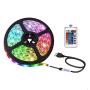 USB LED Strip Lights with 24Keys Remote Control,6.56FT/2M, 5050 RGB,DIY Indoor/Outdoor. (2M/6.56ft)