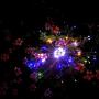 Solar Garden Lights Solar Firework Lights Solar Powered String Light with 2 Lighting Modes Twinkling and Steady-ON for Garden, Patio, Yard, Flowerbed, Parties (Colorful)