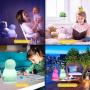 BPA Free Silicone Night Light for Baby Kids Nursery LED Light Dinasour Toy