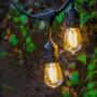 Outdoor Linkable 48ft led Heavy-Duty String Light with 15+1(Spare) 2W Energy-Saving PC Shatterproof Bulbs 3000K Warmwhite for Patio Garden Backyard Porch