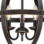 Westinghouse Lighting 6341800 Stella Mira Three-Light Pendant, Oil Rubbed Bronze Finish with Highlights
