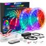 Led Strip Lights 65.6 Feet, ehomful Ultra Long App Control Led Light Strip with Remote,Led Lights for Bedroom,Music Color Changing for Room,Home and Kitchen