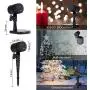 Brightown Christmas LED Projector Lights Outdoor - Red & Green Starry Projection Light 3 Working Modes Waterproof Plug in Mountable for Holiday House Indoor Outdoor Party New Year Decoration