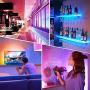 Onforu 50ft LED Strip Lights, RGB LED Lights for Bedroom, Color Changing Room Light with 44 Keys Remote and Timer, 24V Colored LED Tape Light, 450 LEDs 5050 RGB Rope Light for TV Backlight, Bar, Party