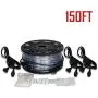Ainfox LED Rope Light, 150Ft 1620 LEDs Indoor Outdoor Waterproof LED Strip Lights Decorative Lighting (red)