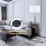 Floor Lamp with Big Drum Lampshade, Standing Lamp with Bulb and Convenient Pull Chain Foot Switch, Tall Light for Reading Living Room, Couch Side White Big Corner Lamp, H 67 (Bulb Included) Floor Lamp with Big Drum Lampshade, Standing Lamp with Bulb and Convenient Pull Chain Foot Switch, Tall Light for Reading Living Room, Couch Side White Big Corner Lamp, H 67 (Bulb Included)