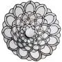 Tiffany Style Torchiere Standing Peacock Floor Lamp 72'' Tall Stained Glass Shade White Antique Vintage Light Bedroom Living Room Reading Antique Vintage Gift AM071FL11 Amora Lighting