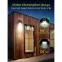 InnoGear Solar Lights Outdoor, 6 LED Solar Landscape Spotlights 2-in-1 IP65 Waterproof Auto On/Off Outdoor Lights Decorative Wall Light for Yard Garden Driveway Pathway Pool, Pack of 4 (White) InnoGear Solar Lights Outdoor, 6 LED Solar Landscape Spotlights 2-in-1 IP65 Waterproof Auto On/Off Outdoor Lights Decorative Wall Light for Yard Garden Driveway Pathway Pool, Pack of 4 (White)