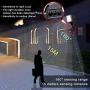 Noryer Solar Wall Light, 60 LED 750LM Wireless LED Solar Motion Sensor Lights Outdoor, Adjustable Head
