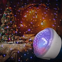 Star Light Projector, Star Projector Night Light for Kids Room Decor, LED Christmas Star Projector Light Indoor Outdoor Holiday Party Lamp, with 4 Star Light Modes and Timer Setting