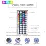 Tenmiro 65.6ft Led Strip Lights, Ultra Long RGB 5050 Color Changing LED Light Strips Kit with 44 Keys Ir Remote Led Lights for Bedroom, Kitchen, Home Decoration