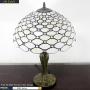 Tiffany Table Lamp Crystal Pear Bead Amber Stained Glass Colorful Shade Reading Light W16H24 Inch Tall S005 WERFACTORYLAMPS Parent Friend Kid Living Room Bedroom Study Cafe Bar Antique Art Craft Gift