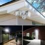 Olafus 50W LED Security Lights Motion Sensor, 5500LM Outdoor PIR Flood Light, IP65 Waterproof Exterior Floodlight Fixture, 2 Head Motion Detector Outside Lighting for Garage, Porch, Yard, 5000K White