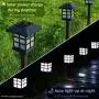 Meykers Solar Lights Outdoor Decorative for Garden Patio Landscape Path Pathway Yard Driveway at Night - Solar Powered Lanterns Stake LED Lighting Outside Decor Waterproof - 12 Pack Cold White