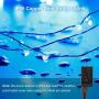 Moobibear LED String Lights Dimmable Ultra Long 500 LED 164ft Fairy Lights, UL Listed Plug in Outdoor String Lights, Copper Wire Blue Lights with Remote Control for Bedroom, Patio, Christmas