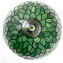 Tiffany Style Table Lamp Green Wisteria Stained Glass Lampshade W12H22 Inch S523 WERFACTORY Lamps Lover Friends Kids Bedroom Living Room Office Study Desk Lighting Art Crafts Gifts Antique Resin Base