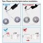 DAYBETTER Led Strip Lights 32.8ft 5050 RGB LEDs Color Changing Lights Strip for Bedroom, Desk, Home Decoration, with Remote and 12V Power Supply