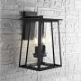 Safavieh PLT4005A Velza 2-Light Black Wall (LED Bulb Included) Outdoor Lantern