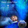 Star Projector Night Light, Galaxy Star Night Light Projector Ocean Wave Projector for Bedroom, Game Rooms, Home Theatre, Night Light Party Decor Gifts Ambiance with Bluetooth Speaker & Remote Control