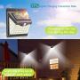 Solar Lights Outdoor[40 LED & 3 Working Modes], Towkka Wireless IP65 Waterproof Solar Lights with 300° Lighting Angle, Security Solar Motion Sensor Lights for Fence Front Door Yard Patio Garden(8pack)