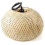 LED Modern Bamboo Wicker Chandelier Rattan Pendant Lamp Ceiling Light for Bedroom Dining Room