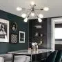 CLAIRDAI Sputnik Chandeliers Modern Rustic Flush Mount Ceiling Light Fixtures Industrial Vintage Starburst Chandelier E26 Base for Kitchen Bedroom Living Room Dining Area (Chrome 8-Light) CLAIRDAI Sputnik Chandeliers Modern Rustic Flush Mount Ceiling Light Fixtures Industrial Vintage Starburst Chandelier E26 Base for Kitchen Bedroom Living Room Dining Area (Chrome 8-Light)