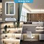 JESLED 65.6ft/20M Cool White LED Strip Lights ,6500K,Dimmable,24V DC LED Tape Lights for Living Room, Kitchen, Cabinet, Media Room, Dining Room, Corridor Decoration