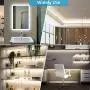 JESLED 65.6ft/20M Cool White LED Strip Lights ,6500K,Dimmable,24V DC LED Tape Lights for Living Room, Kitchen, Cabinet, Media Room, Dining Room, Corridor Decoration