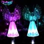 Solar Angel Lights Outdoor, Qualife Garden Gifts for Housewarming Mom Women,Solar Powered Decorative Light for Garden Yard Patio, Cemetery Grave Decorations, 2 Pack.