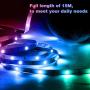 Led Strip Lights for Bedroom 50 Feet,Led Lights Belt can be Controlled by The App,Music Synchronized Color Changing,for in Bedroom, Kitchen, Living Room, Party and Christmas