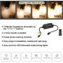 Palawell 100FT Dimmer Switch Lights Timer Waterproof Outdoor Wireless Remote Control Kit, 350W LED Dimmer for Dimmable LED String Bulbs