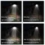 Solar Lights Outdoor, Hikeren IP65 Waterproof Solar Lights(White Light), 30 LED Solar Spot Light, Easy-to-Install Solar Outdoor Lights for Front Door, Yard, Garage, Deck