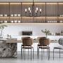 LUMAIXUN Chandelier Lighting 6 Light Sputnik Chandeliers Black Celing Hanging Light Fixure Famhouse Pendant Light for Dining Room