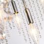 Maxax Crystal Chandeliers 7 Lights Pendant Lights for Dining Room,Kitchen(Chrome)