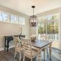 Infront Farmhouse Chandelier, 6-Light Modern Chandelier, Oil Rubbed Bronze Finish Dining Room Lighting Fixtures Chandeliers for Foyer Entryway Kitchen Room