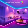 100FT/30M LED Strip Lights,5050 RGB Led Light Strip with Bluetooth Remote App Controller Color Changing Colorfull LED Rope Lights Strip Sync to Music for Bedroom, Party, Bar, Home, Kitchen, Christmas