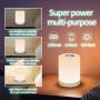 Nursery Night Light, RGB Color Changing Desktop Nightlight, Touch Night Light For Bedroom Breastfeeding, Rechargeable Portable Bedside Lamp, Birthday Gift For Baby Kids Teens Boys Girls