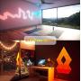 Triangle Wall Light with Remote Control,Smart LED Modular Light Panels Touch-Sensitive Multicolor RGBW Night Light DIY Geometry Splicing Quantum Light for Bedroom Living/Gaming Room Party Decor,5 Pack