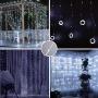 LiyuanQ Curtain String Lights 300 LEDs Window Curtain Fairy Lights Copper Wire Twinkle String Lights USB Remote Control 8 Modes Hanging Lights for Bedroom Indoor Home Wedding Decor (300 LED, White) LiyuanQ Curtain String Lights 300 LEDs Window Curtain Fairy Lights Copper Wire Twinkle String Lights USB Remote Control 8 Modes Hanging Lights for Bedroom Indoor Home Wedding Decor (300 LED, White)
