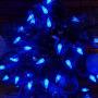 Twinkle Star C6 Christmas String Lights, 100 LED 33ft Fairy Lights with 29V Safe Adaptor, Indoor Outdoor 8 Lighting Modes with Memory Function for Patio Xmas Tree Wedding Party Decor, Blue