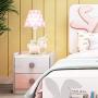 Unicorn Lamps for Bedroom, VARWANEO Cute Bedside Night Light Resin Room Decorations Birthday Gifts for Kids and Girls (Pink)