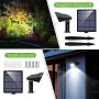 Solar Lights Outdoor, Solar Landscape Spotlights,2-in-1 Waterproof 5 LED Solar Lights Wall Lights Auto On/Off Outdoor Solar Landscaping Lights for Yard Garden Driveway Porch Walkway Pool Patio(2 Pack)