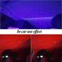 Star Projector Night Light, Adjustable Romantic Flexible Interior Car Lights, Portable Night Lamp Decorations for Car, Ceiling, Bedroom, Party and More(Black） (Red+Blue)