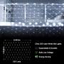 Ollny Led Net Lights 200 LED 9.8ft x 6.6ft mesh Lights with Remote Timer Christmas net Lights connectable Tree wrap Fairy Light net Plug in Hanging Lights for Wedding Background Bushes Outdoor Indoor