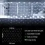 Ollny Led Net Lights 200 LED 9.8ft x 6.6ft mesh Lights with Remote Timer Christmas net Lights connectable Tree wrap Fairy Light net Plug in Hanging Lights for Wedding Background Bushes Outdoor Indoor