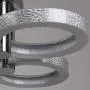 3 Lights LED Acrylic Chandelier;Pendant Light with Silver Shade; Ceiling Light Fixture for Dining Room, Bedroom, Living Room