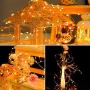 Hrabn Fairy Lights 32.8FT USB Led Lights Dream Christmas Lights Upgraded 100 LEDs Larger RGB Bulb Brighter Color Changing with 12 Modes for Christmas Bedroom Home Wedding Party Decoration